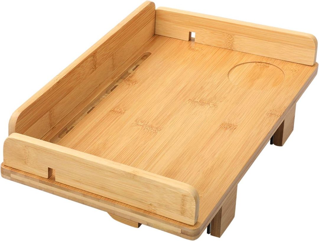 Amada Bedside Shelf for Bed with Cable Management & Cup Holder