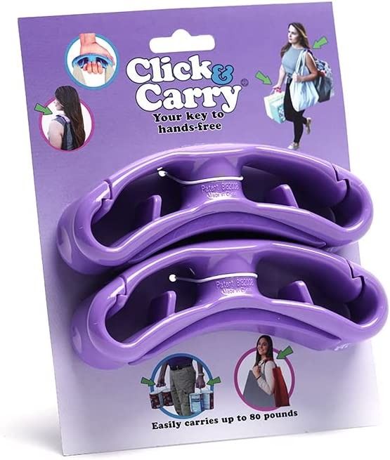 Click & Carry Grocery Bag Carrier as seen on Shark Tank with Soft