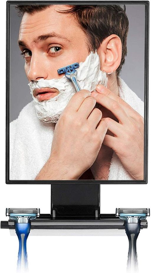 ToiletTree Products Deluxe Larger Fogless Shower Shaving Mirror with