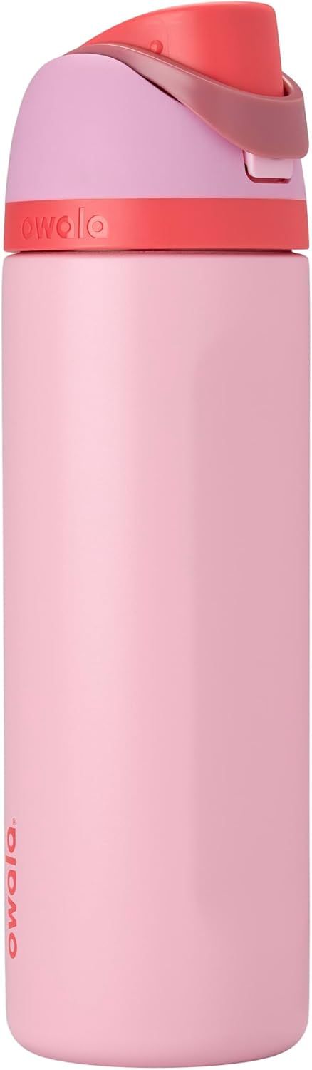Amazon.com: Owala FreeSip Stainless Steel Water Bottle 24 oz Angel Food Cake : Sports & Outdoors